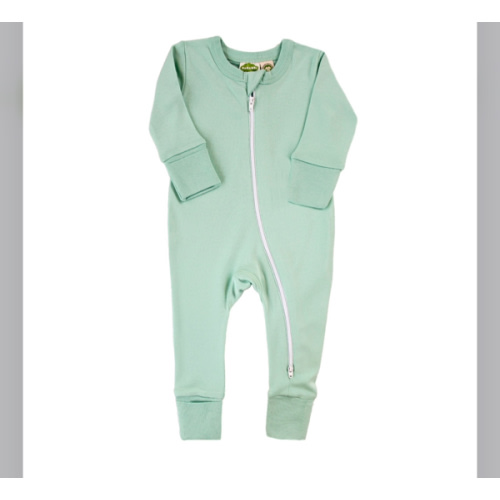 Organic Essentials '2-Way' Zip Romper - Long Sleeve