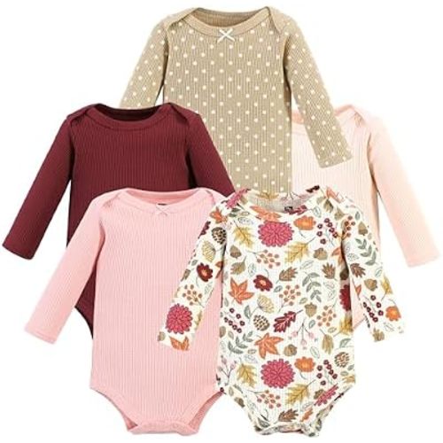 Hudson Baby Unisex Baby Thermal Long Sleeve Bodysuits