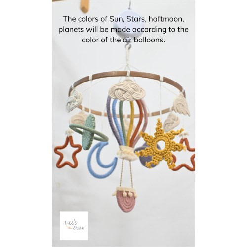Galaxy Baby Mobile: Handmade Solar System Crib Decoration, Mobile Planets, Planets Mobile Baby