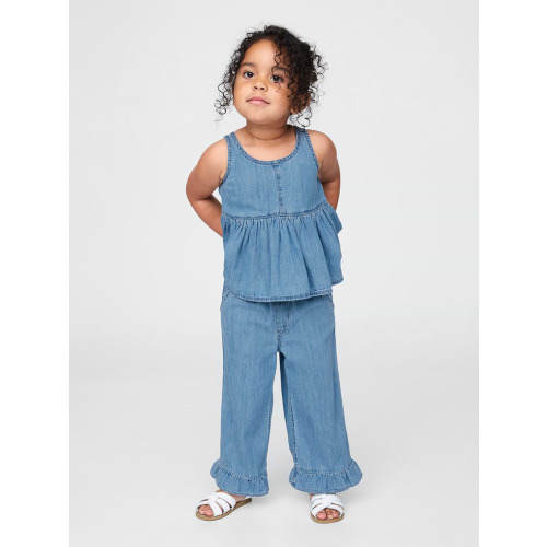 Baby & Toddler Denim Ruffle Outfit Set