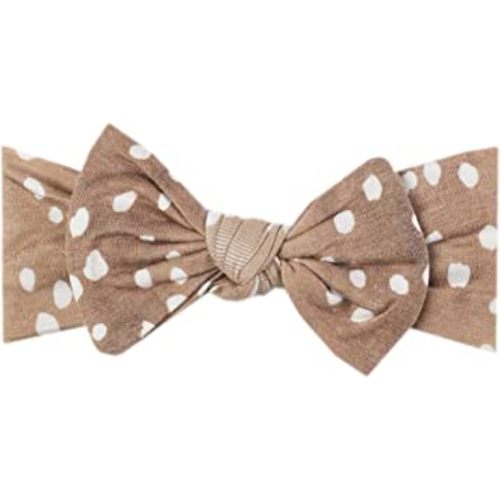 Copper Pearl Baby Bows: Stylish Headbands for Baby Girls, Premium Soft and Stretchy Baby Headbands, Perfect for Newborns, Trendy Designs - Fawn