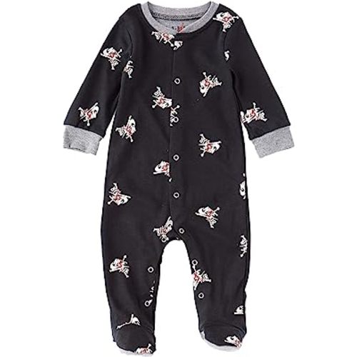 Nike Jordan Infant Jumpman Printed Footed Coverall (Black(556649-023), 3 Months)