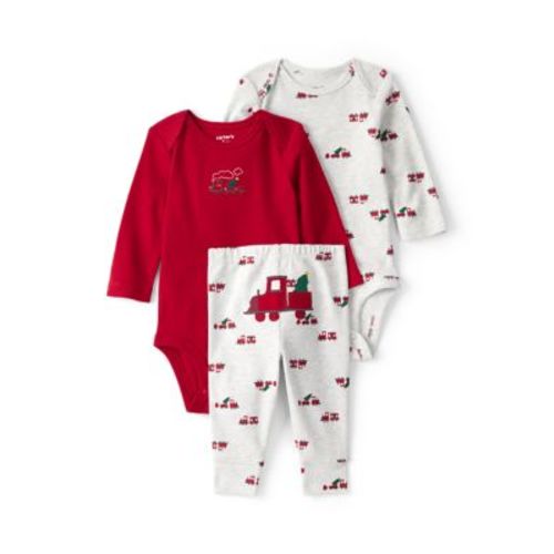 Baby Boys Three Piece Bodysuit Set