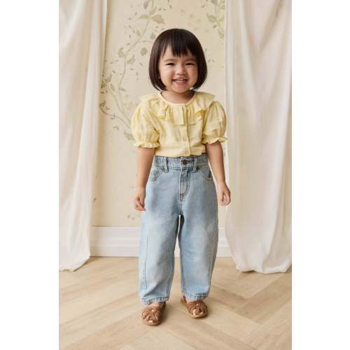 Organic Cotton Muslin Alora Top - Sunshine