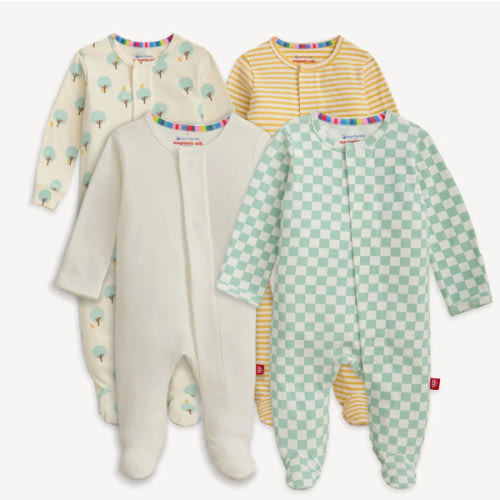 Magnetic 4-Pack Footie – Magnetic Me (Size 0-3 mths)