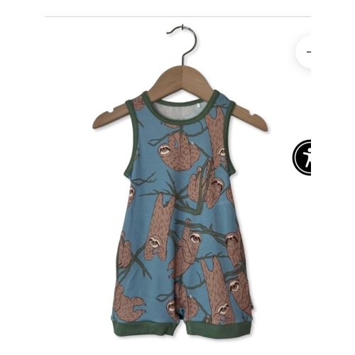 Don't Hurry, Be Happy Sleeveless Shorty Romper