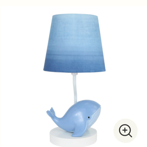 Bubbles & Squirt Lamp with Shade and Bulb
