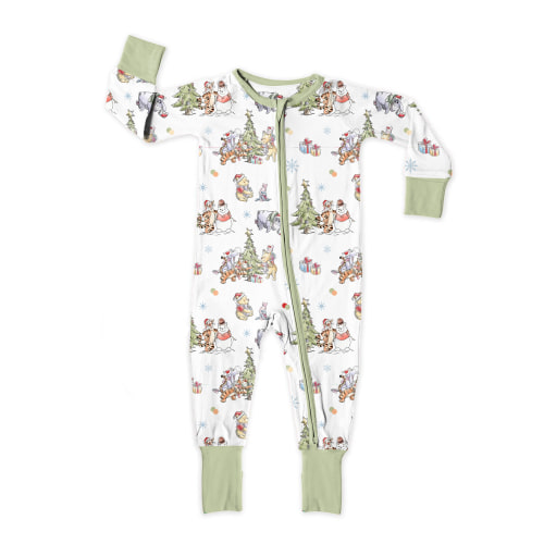 Woodland Christmas Wishes Zipper Sleeper **PreOrder** – Six Southern Babes