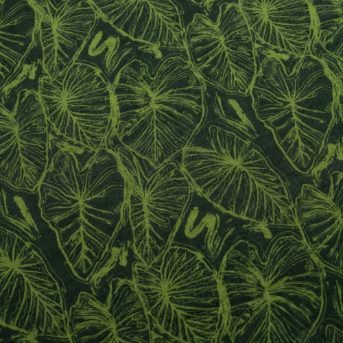 Green Kalo Scribble Kapa Moe - Hawaiian Bamboo Swaddle | The Keiki Dept
