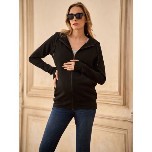 Seraphine Black Maternity & Babywearing 3-In-1Top