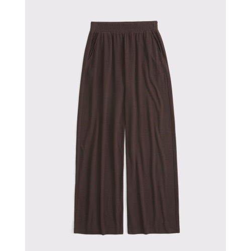 Lounge Brushed Wide Leg Sweatpant