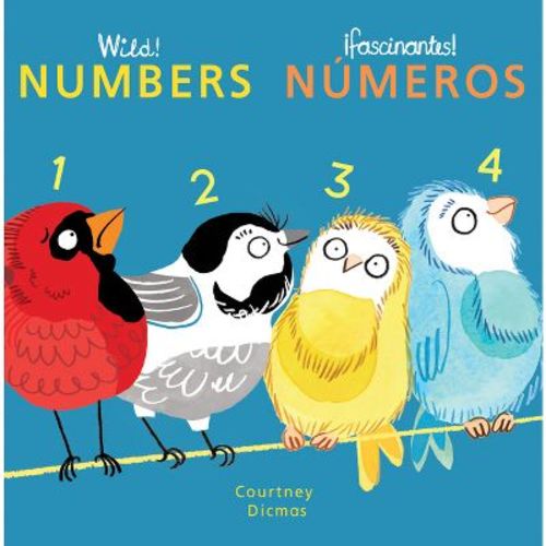 Numbers/Numeros - (Spanish/English Bilingual Editions) by Courtney Dicmas (Board Book)