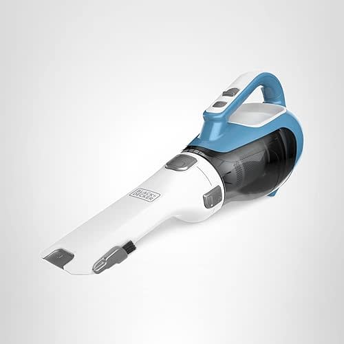 BLACK+DECKER dustbuster AdvancedClean Cordless Handheld Vacuum, Compact Home and Car Vacuum with Crevice Tool (CHV1410L)