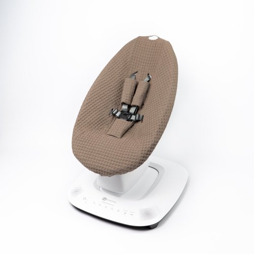 4moms MamaRoo Waffle Cotton Fitted Cover | Removable Washable Baby Swing Seat Cover | MamaRoo 2.0–5.0