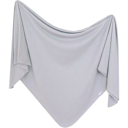 Copper Pearl Baby Swaddle Blanket - Premium Knit Baby Blanket, Large Soft Stretchy Receiving Blankets for Baby Boy and Girl, Swaddles for Newborn, Infant, and Toddler (Ash)