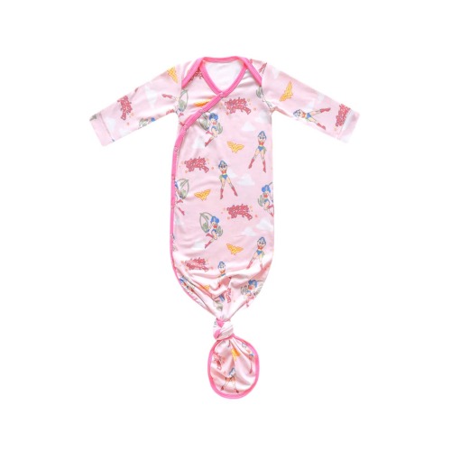 Wonder Woman Newborn Knotted Gown