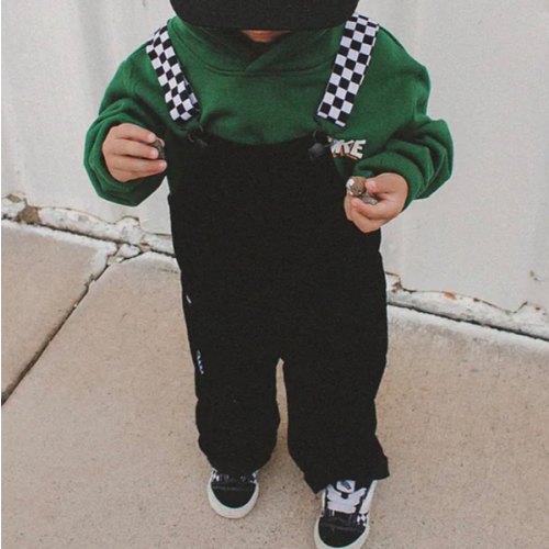Black Overalls | Little Trouble