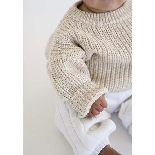 ‘Oatmeal’ Chunky Knit Sweater