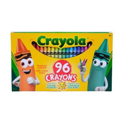 Crayola 96ct Crayons, Elementary School Supplies for Kids, Art Classroom Must Haves for Teachers, Coloring Gift, Ages 3+