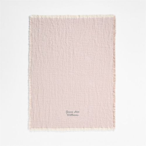 Supersoft Organic Cotton Gauze Classic Mauve Pink Baby Stroller Blanket