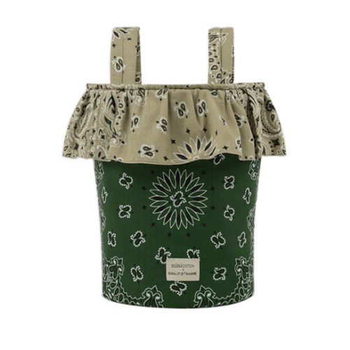 Basket - Weekend Green / Beige · Minicoton