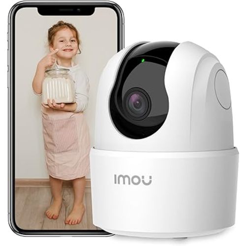 Imou 2K WiFi Security Camera Indoor Pet Dog Baby Camera with AI Human/Motion/Sound Detection, 360° Wireless IP Home Security Camera, Smart Tracking, Siren, Night Vision, 2-Way Audio, Works with Alexa