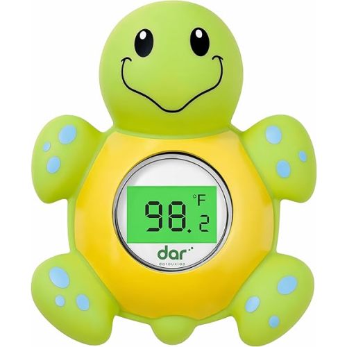 Baby Bath Thermometer for Tub,Floating Digital Water Temperature Thermometer with Instant Accurate Reading,3-Color Safety Light,Auto On/Off for Newborn,Infant & Toddler