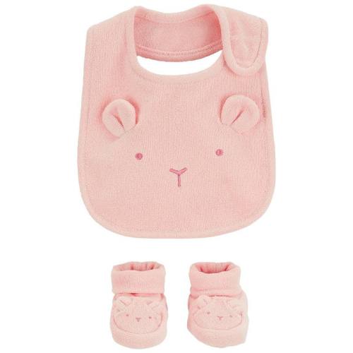 Baby Carter's 2-Piece French Terry Bib and Booties Set