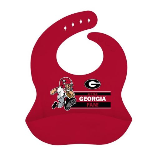 BabyFanatic Officially Licensed Unisex Silicone Baby Bib - NCAA Georgia Bulldogs
