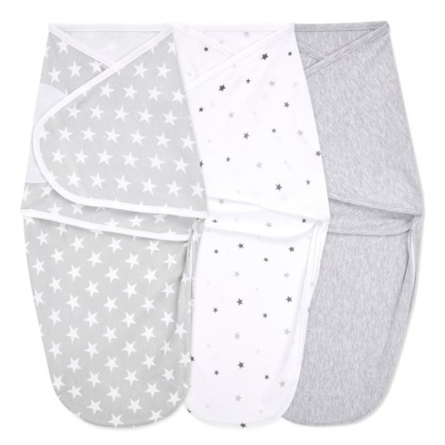 essentials wrap swaddles quick change 3 pack