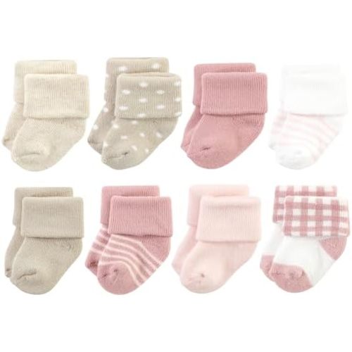 Hudson Baby Baby 8-pack Cotton Rich Newborn and Terry Socks