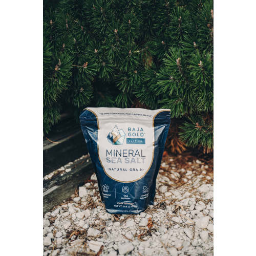 1 lb Baja Gold Mineral Sea Salt Natural Grain Crystals