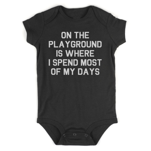 On The Playground Hip Hop Infant Baby Boys Bodysuit – Kids Streetwear