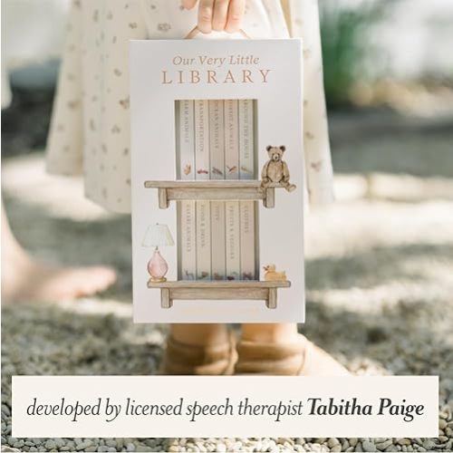 Our Very Little Library Board Book Set: A Foundational Language Vocabulary Board Book Set for Babies (Tabitha Paige Children's Book Series)