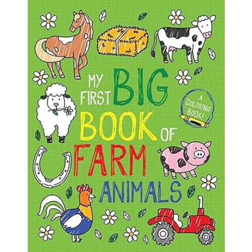 My First Big Book of Farm Animals (My First Big Book of Coloring)
