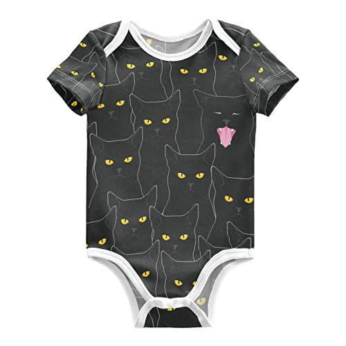 Cute Friesian Cow Baby Short Sleeve Bodysuits Romper Unisex Infant Outfit Clothes for Boy Girl kids