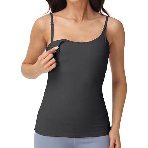 V VOCNI Nursing Tank Tops for Breastfeeding with Adjustable Straps