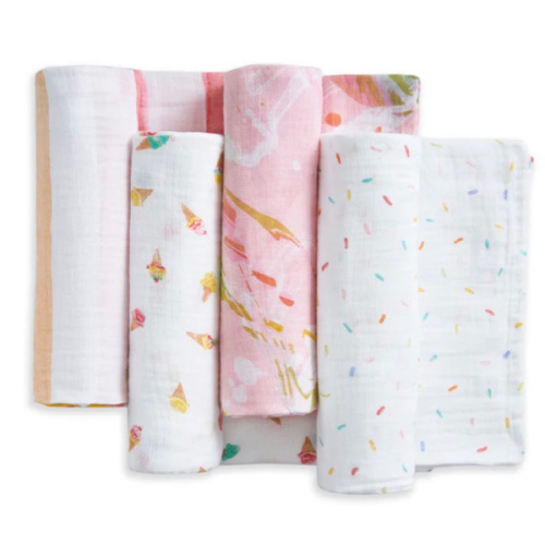 Aden + Anais - Essentials Cotton Muslin Swaddles - 4 pack – Little Canadian