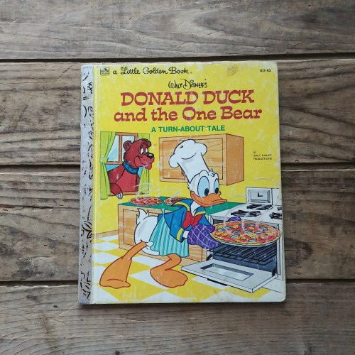 Donald Duck and the One Bear, a Little Golden Book