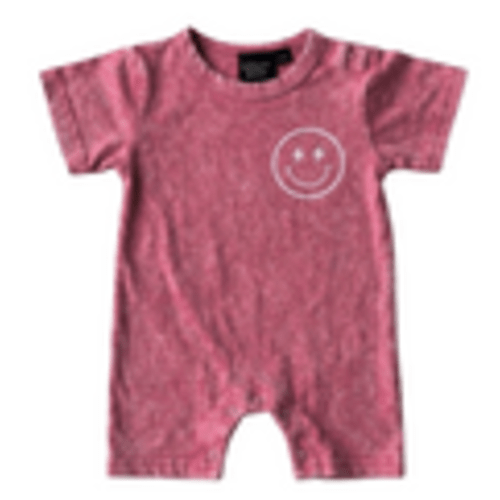 PRE-ORDER - FLAMINGO ACID • ROMPER – Smiley Daze