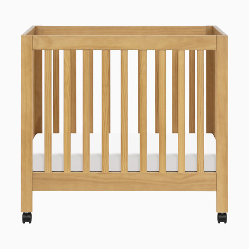 babyletto Origami Mini Crib - Honey