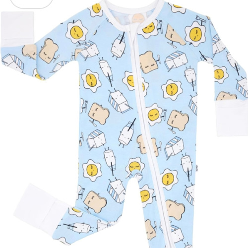 Little Sleepies Pajamas for Baby Boys & Girls, Viscose from Bamboo Baby Pajamas, Preemie & Newborn Sleepers, 2-Way Zipper PJs