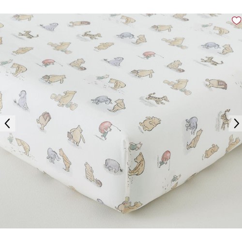 Disney's Winnie the Pooh Organic Crib Fitted Sheet