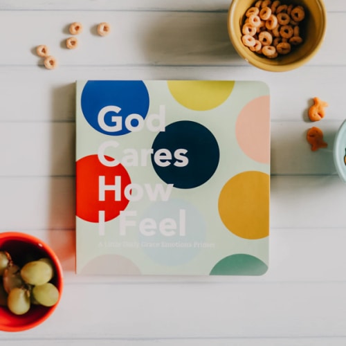 God Cares How I Feel Board Book | TDGC – The Daily Grace Co.
