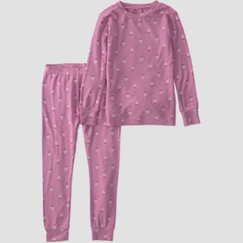 Carter's Just One You® Toddler Girls' 2pc Comfy Soft Floral Pajama Set - Purple 3T