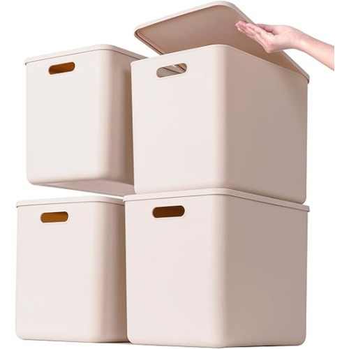 Plastic Storage Bins with lids, size 4XL