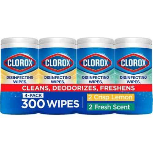 Clorox Disinfecting Wipes Value Pack - 300ct/4pk