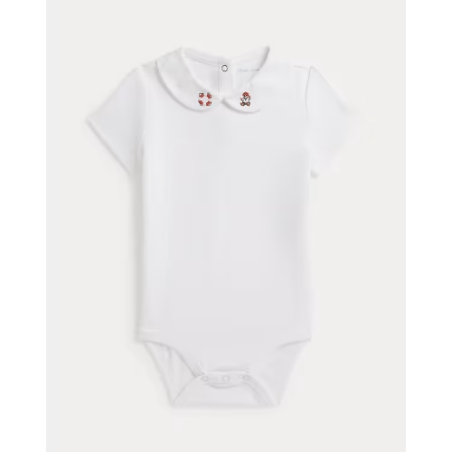 Polo Bear Cotton Interlock Bodysuit