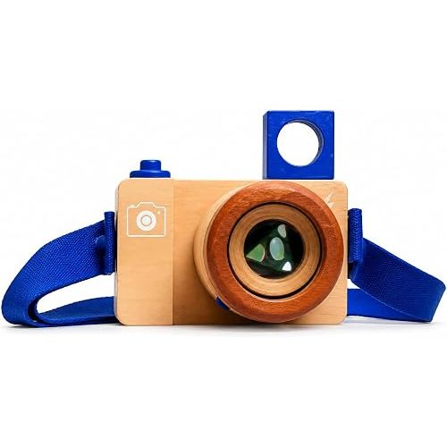 Wood Thinkers Wooden Camera Toy for Toddlers & Kids Ages 3+