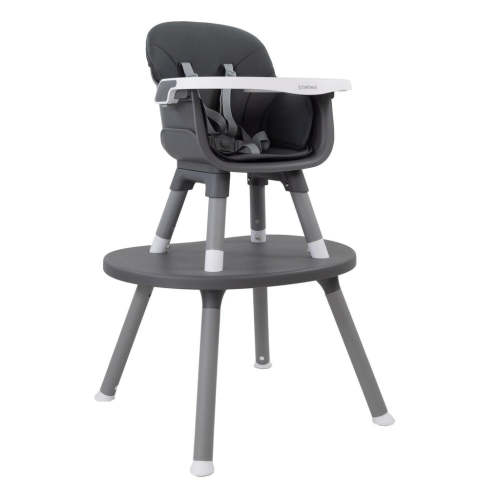 Silla de Comer Baby Desk 4 en 1 Gris